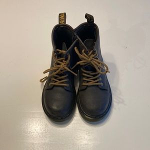 Kids used brown Dr Martens boots, size 13
